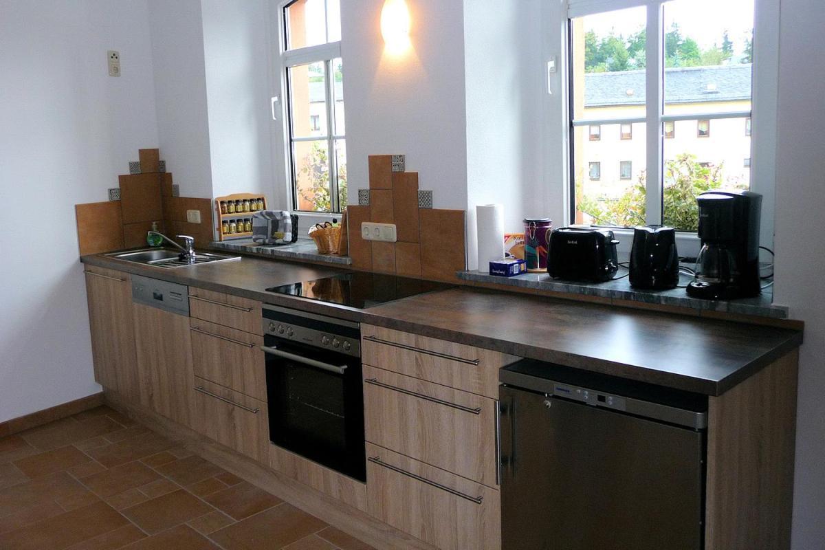 Pension Und Ferienwohnung Am Teich Schleiz Bagian luar foto